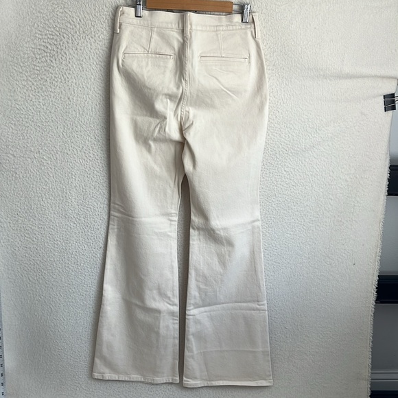 J Crew 96 Flare Jeans‎ Womens 28 Tall Ivory - Picture 9 of 11